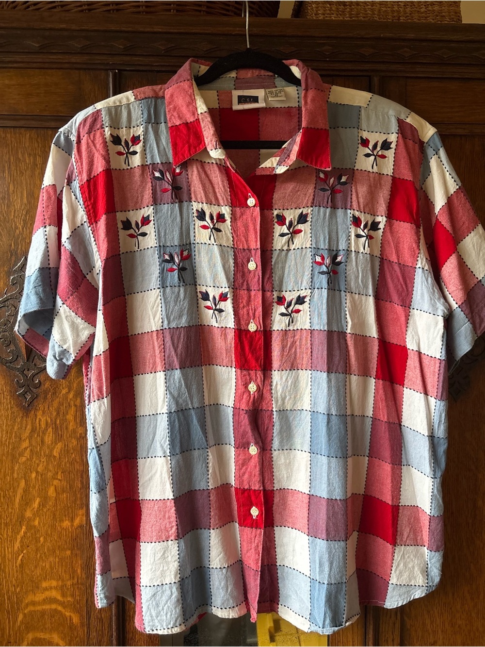 100% cotton button up